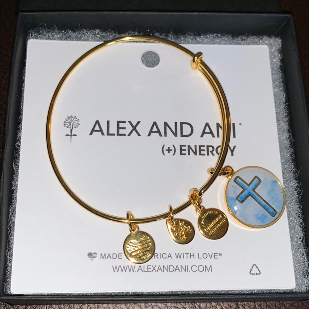 NWOT ALEX AND ANI Cross Bracelet